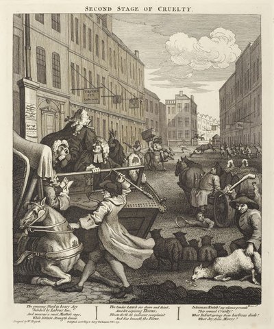 Drugi etap okrucieństwa autorstwa William Hogarth