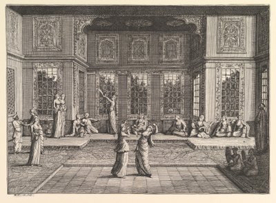 Seraglio Aubry de La Mottrayes Podróżuje po Europie, Azji i części ..., 1723-24. autorstwa William Hogarth