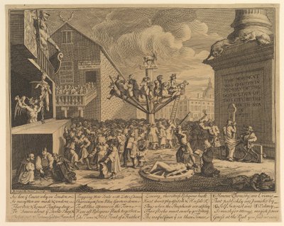 Schemat Morza Południowego, 1722. autorstwa William Hogarth