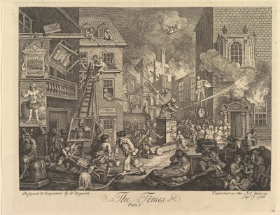 „The Times”, rycina nr 1 autorstwa William Hogarth
