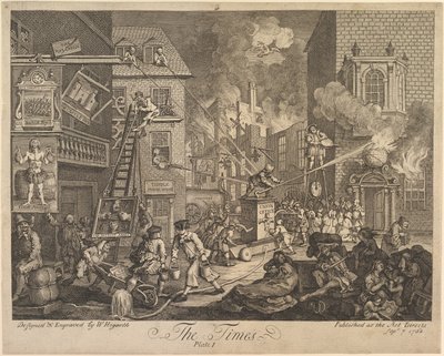 The Times, tablica 1 autorstwa William Hogarth