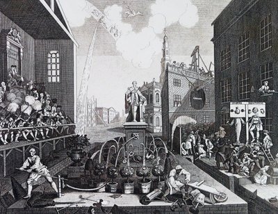 Czasy. Tablica II 1762, autorstwa Williama Hogartha autorstwa William Hogarth