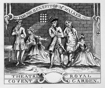 Teatr Królewski, Covent Garden autorstwa William Hogarth