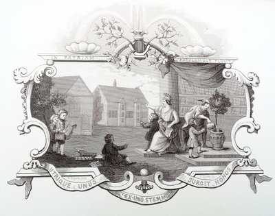Bilet na szkolną ucztę w Tiverton autorstwa William Hogarth