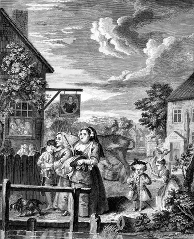 Pory dnia — wieczór Williama Hogartha autorstwa William Hogarth