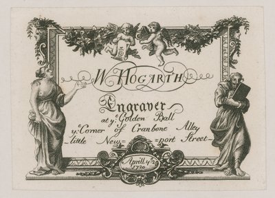 Karta handlu dla W Hogarth autorstwa William Hogarth