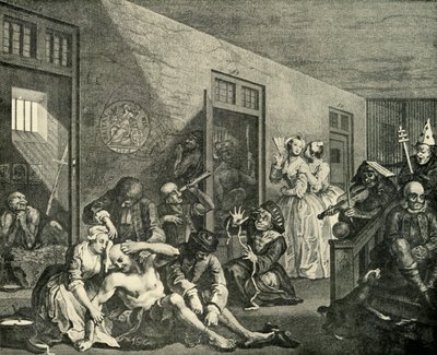 Leczenie obłąkanych, 1733, 1925. autorstwa William Hogarth