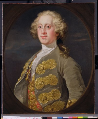 William Cavendish, markiz Hartington, późniejszy 4. książę Devonshire (1720-64) 1741 autorstwa William Hogarth