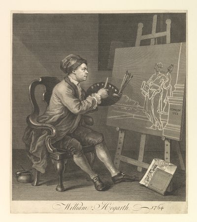 William Hogarth, sierżant malarz do Jego Królewskiej Mości, 1764. autorstwa William Hogarth