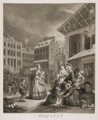 pl: Cztery pory dnia: Poranek autorstwa William Hogarth