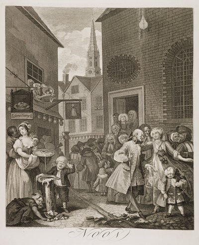 pl: Cztery pory dnia: Południe autorstwa William Hogarth
