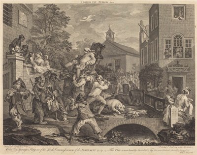 Przewodnictwo Członkom autorstwa William Hogarth and Francois Antoine Aveline