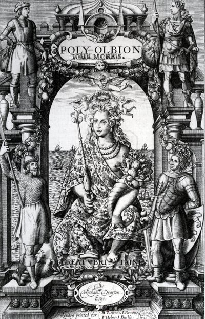 Frontyspis do „Poly-Olbionu” Michaela Draytona, opublikowany w 1622 r. autorstwa William Hole