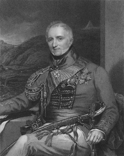 Generał porucznik Sir Rufane Shawe Donkin, K.C.B. & GCH, 1841. Twórcy: William Holl, William Holl I. autorstwa William Holl I