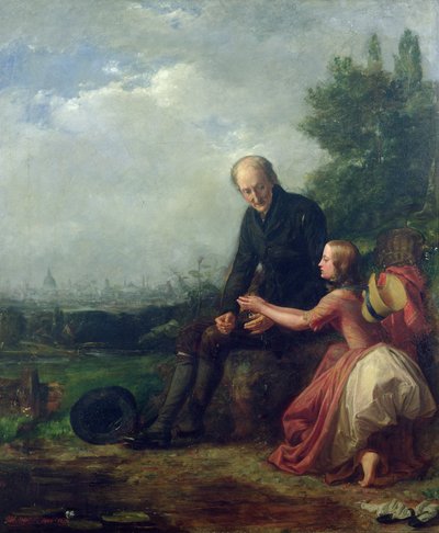 Mała Nell i jej dziadek autorstwa William Holman Hunt