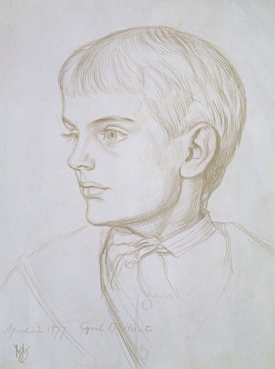 Mój syn Cyryl, 1877 autorstwa William Holman Hunt