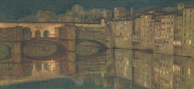 Ponte Vecchio, Florencja autorstwa William Holman Hunt