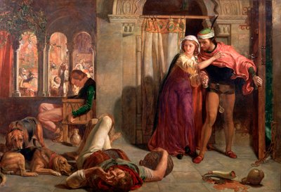 „Wigilia św. Agnieszki”, 1848 r. autorstwa William Holman Hunt