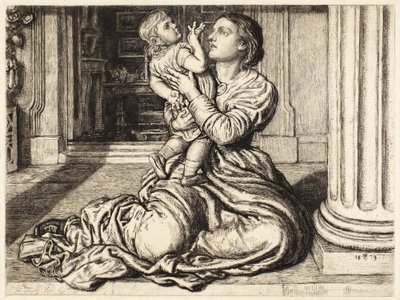 Pożegnanie ojca autorstwa William Holman Hunt