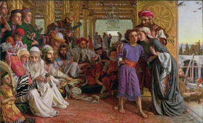 Znalezienie Zbawiciela w Świątyni autorstwa William Holman Hunt