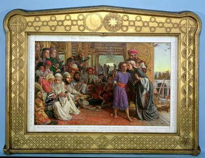 Znalezienie Zbawiciela w Świątyni, 1855 autorstwa William Holman Hunt