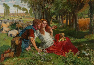 Najemnik Pasterz autorstwa William Holman Hunt