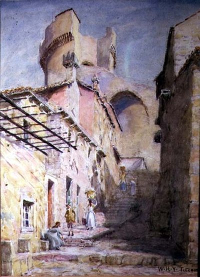Carro (akwarela na papierze) autorstwa William Holt Yates Titcomb