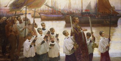 Dzień Krzyża Świętego, Kornwalia, autorstwa William Holt Yates Titcomb