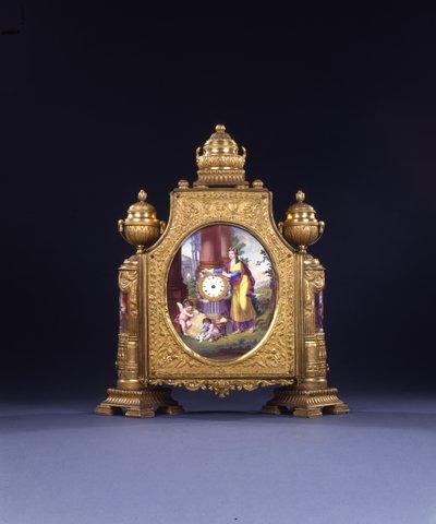 Zegar kominkowy Jerzego III autorstwa William Hopkins Craft