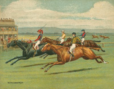 Wyścigi historyczne i współczesne, wyścigi płaskie, konne autorstwa William Hounsom Byles