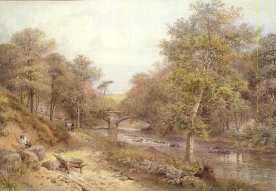 Wydobywanie nad rzeką autorstwa William Hull