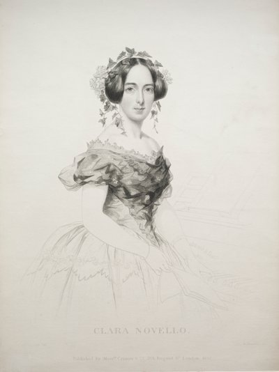 Klara Novello autorstwa William Humphreys