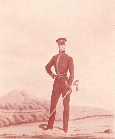 Oficer strzelców Armii Madras, rozbierz, c1837-1843, 1909 autorstwa William Hunsley