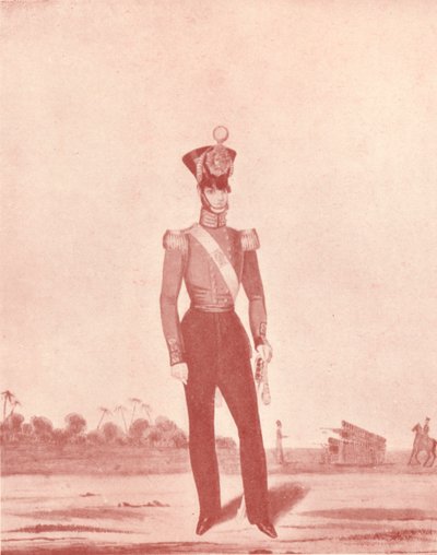Oficerowie Piechoty Armii Madras na linii, c1837-1843, 1909 autorstwa William Hunsley