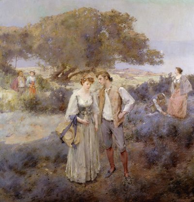 Powrót z Cythery, ok. 1892 r. autorstwa William II Lee