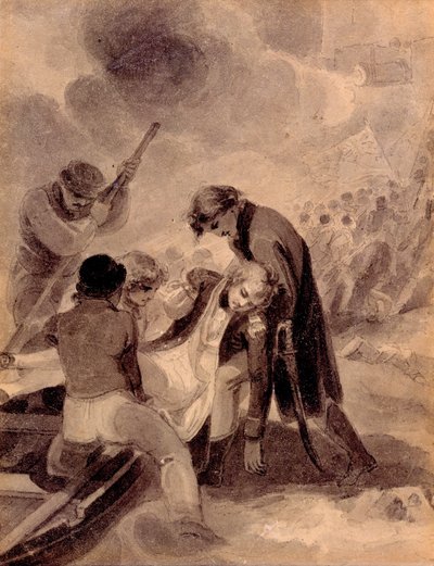 Afera Teneryfy, 1808 (wc na papierze) autorstwa William I Bromley