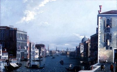 Canal Grande w kierunku Dogany i Pałacu Dożów autorstwa William James