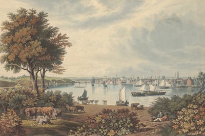 Baltimore Zrobione w pobliżu Whetstone Point, opublikowane w 1831 r. autorstwa William James Bennett