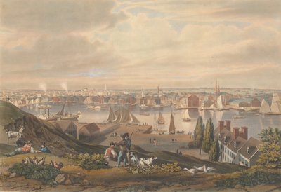 Baltimore z Federal Hill, opublikowane w 1831 r. autorstwa William James Bennett