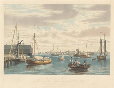Boston: Z Ship House West End of the Navy Yard autorstwa William James Bennett