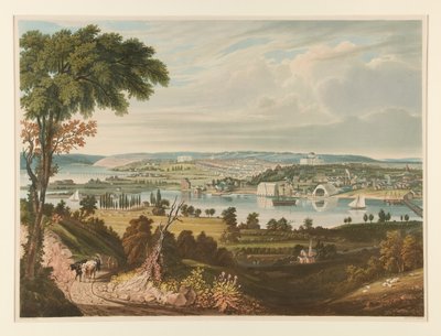 Miasto Waszyngton spoza stoczni marynarki wojennej autorstwa William James Bennett