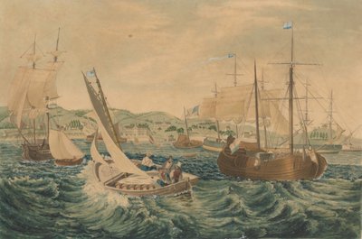 Kwarantanna, Staten Island, 1833. autorstwa William James Bennett