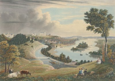 Richmond: Ze wzgórza nad wodociągami, opublikowana w 1834 r. autorstwa William James Bennett