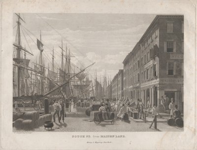 South St. od Maiden Lane, 1834. autorstwa William James Bennett