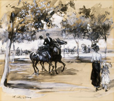 Napęd nad rzeką autorstwa William James Glackens