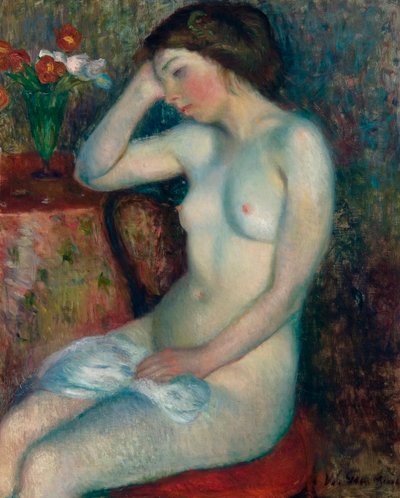 Śpiąca dziewczyna autorstwa William James Glackens