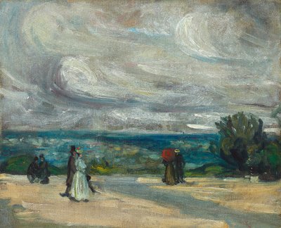 Taras (olej na płótnie) autorstwa William James Glackens