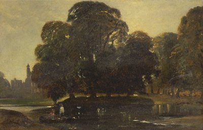 Widok Eton i Fellows Eyot autorstwa William James Muller