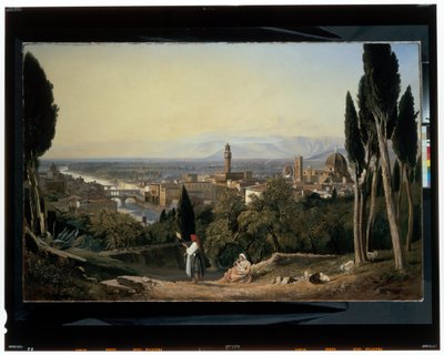 Widok na Florencję i rzekę Arno z San Miniato autorstwa William James Muller