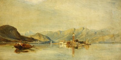 Lago Maggiore i Isola Bella (olej na płótnie) autorstwa William James Muller